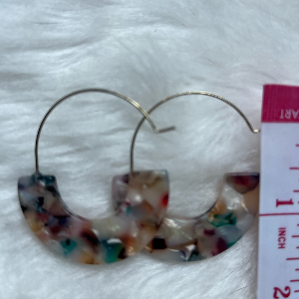 Loft -Multicolor Hoop Earrings